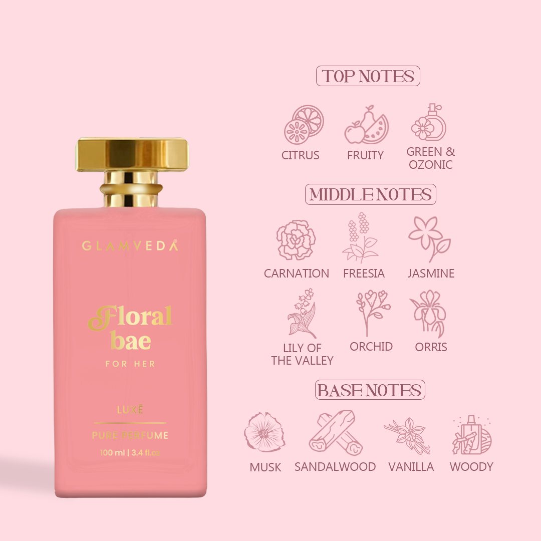 Floral Bae – Luxe Pure Perfume for Her (100ml)