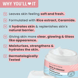 Glamveda Korean Glass Skin Rice & Ceramide Moisturizer