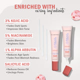 Glamveda 3% Kojic Acid Spot Corrector Gel Reduces Acne Scars & Dark Spots | Glow Booster & Pigmentation Removal