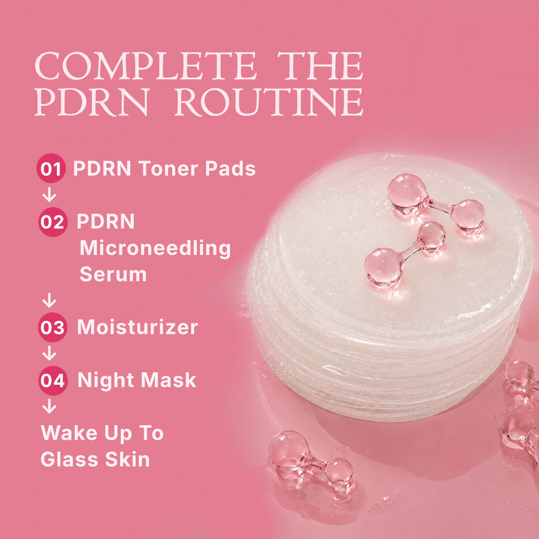 Rice PDRN Toner Pads with Glycolic Acid & Niacinamide | 40 Pads