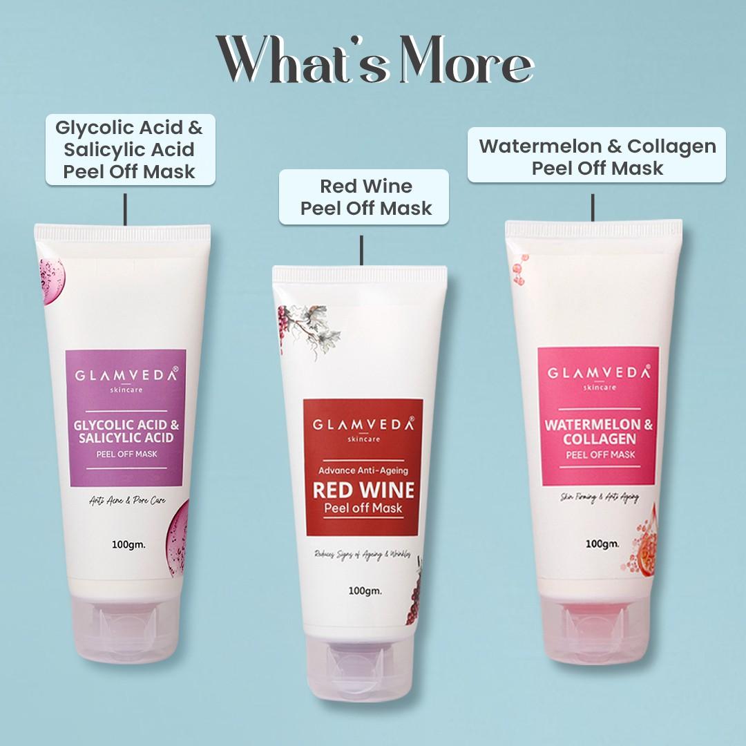 Glamveda Rice & Ceramide Glass Skin Peel off Mask