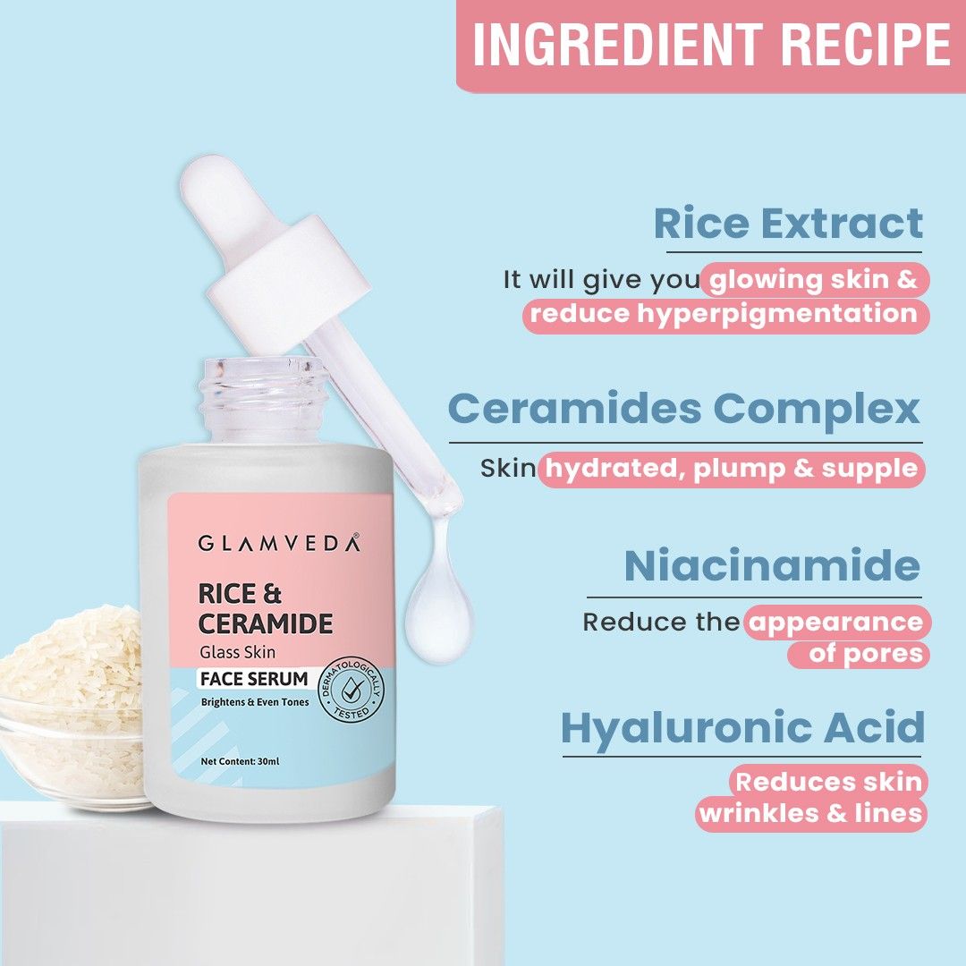 Korean Glass Skin Rice Water & Ceramide Vitalizing Serum