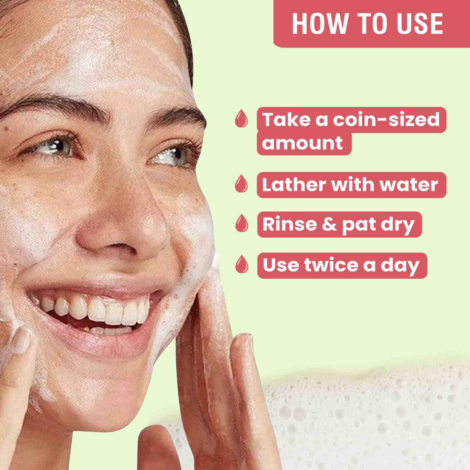 Glamveda Watermelon & Collagen Firming Face Wash