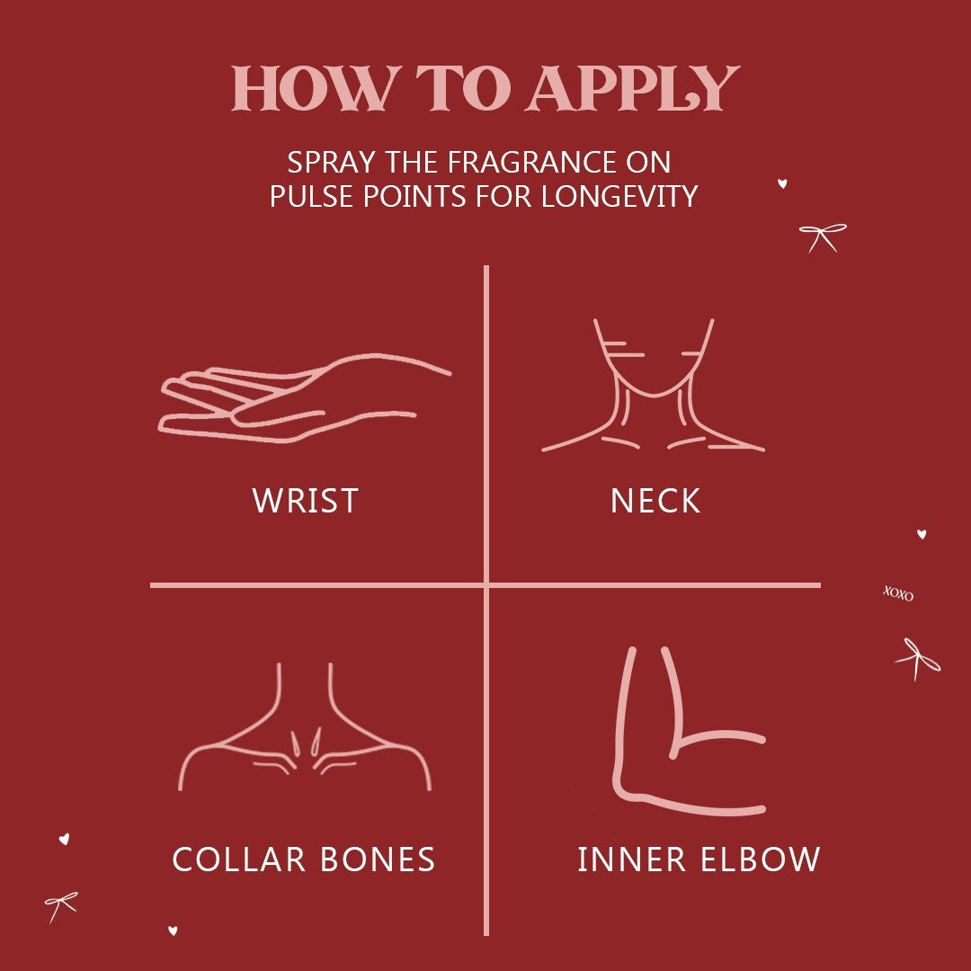 Glamveda Valentine Magnetic Perfume Gift Set for Her | Luxe Pure Perfume Collection | Seductress, Date Night, Floral Bae & Goddess Jasmine