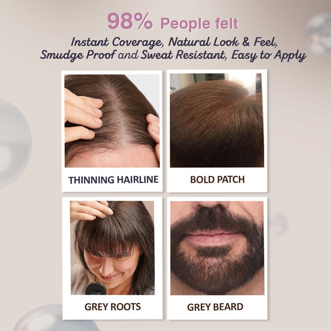 Glamveda Hair Cover-Up Powder Brown | Pack Of 2 8gm