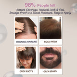 Glamveda Hair Cover-Up Powder Brown | Instant Root Touch-Up for Men & Women | Waterproof, Smudge-Proof & Long-Lasting | Easy to Apply & Travel-Friendly Pack of 3 12gm