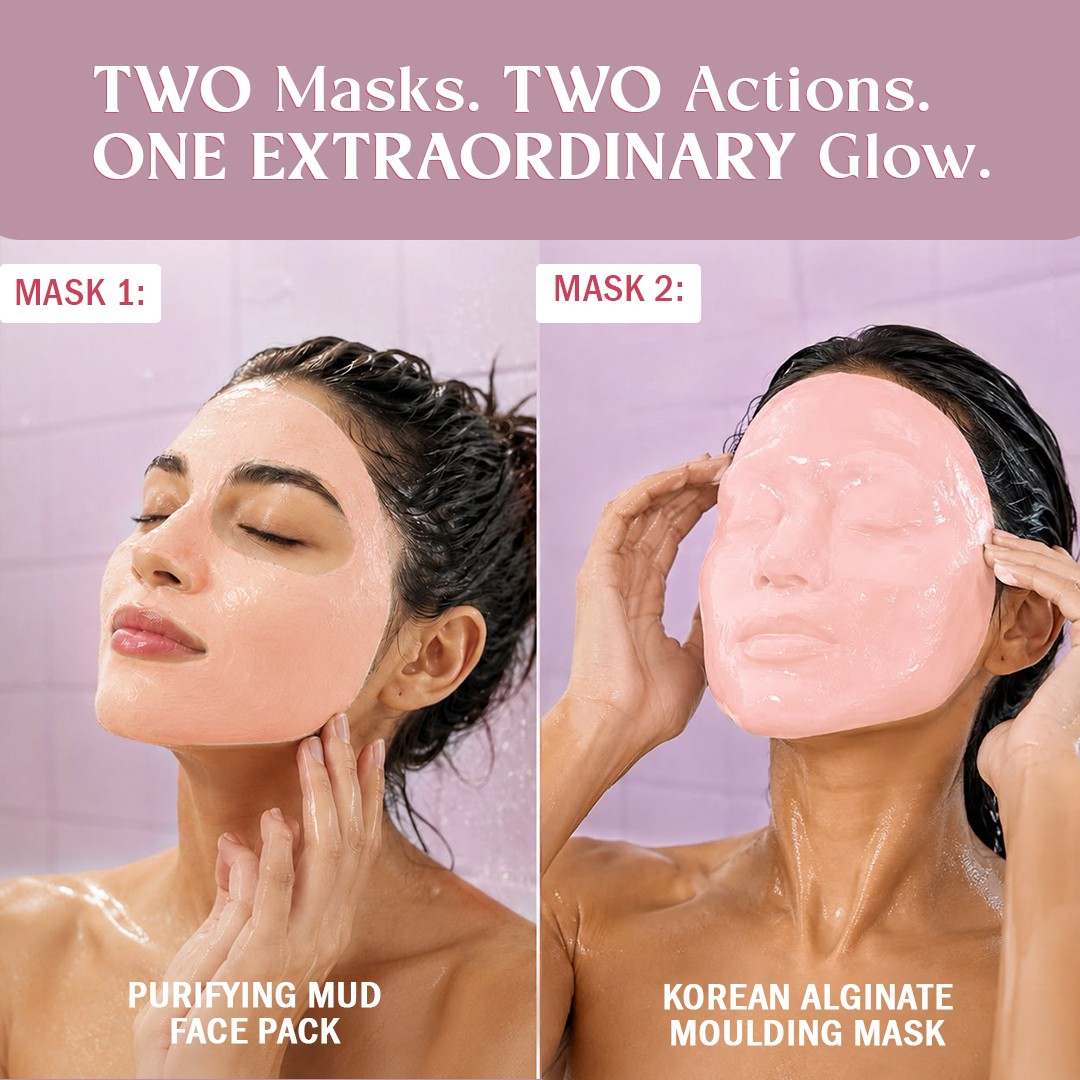 Kojic Acid Instant Glow Korean 7-Step Facial Kit 65g