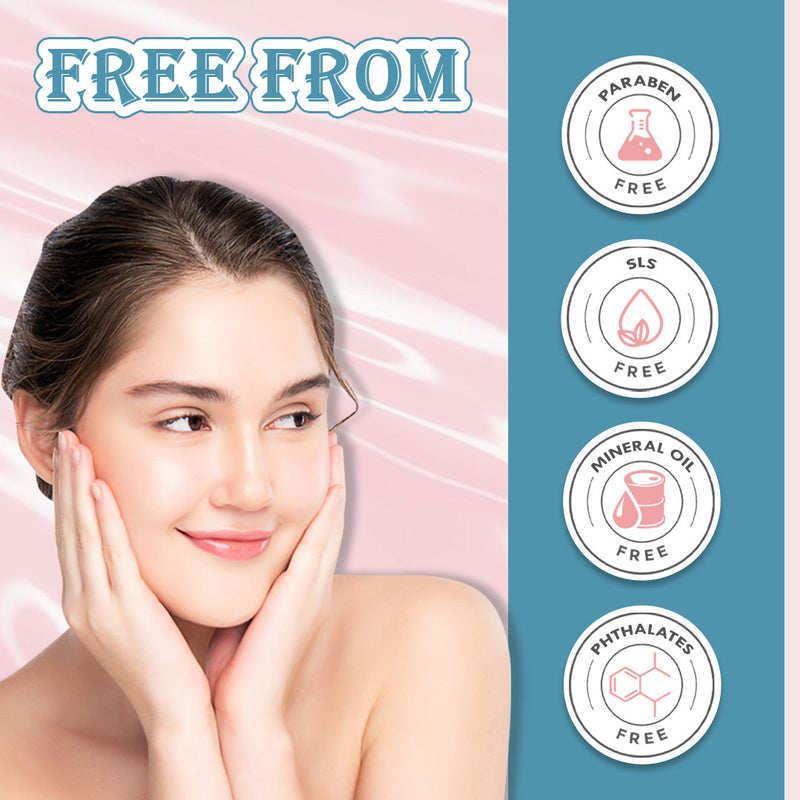 Glamveda Korean Glass Skin Rice & Ceramide Face Serum & Moisturizer Combo For Dry & Sensitive Skin Types