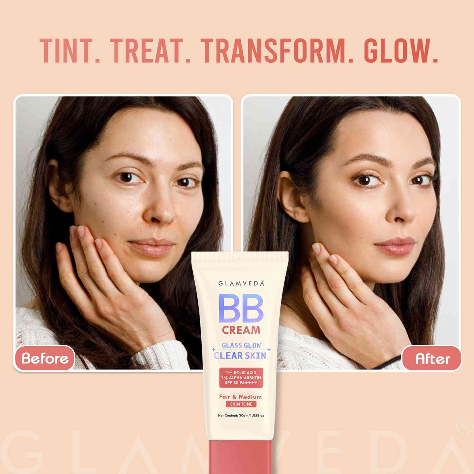BB Cream for Fair & Medium Skin Tone With SPF 50++++