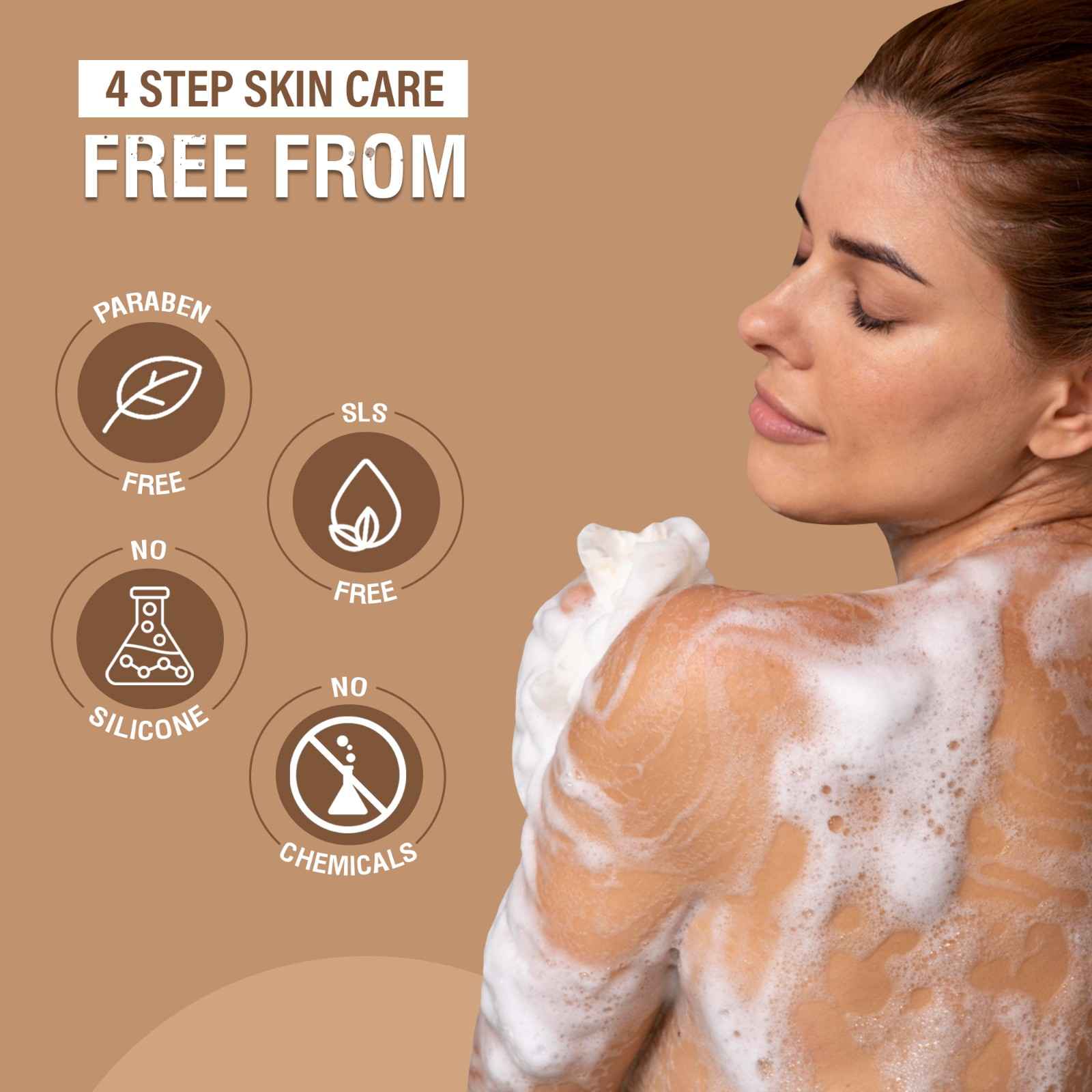 Glutathione Bath & Body Skincare Routine Combo |  Set of 4 Kit | For Skin Brightening and Lightening | ( Face Wash + Face Cream + Body Lotion + Soap )