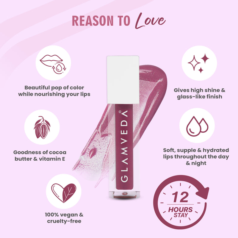 Glamveda X Rashami Desai Mini Infused Serum Lip Gloss | Moonstruck - 117