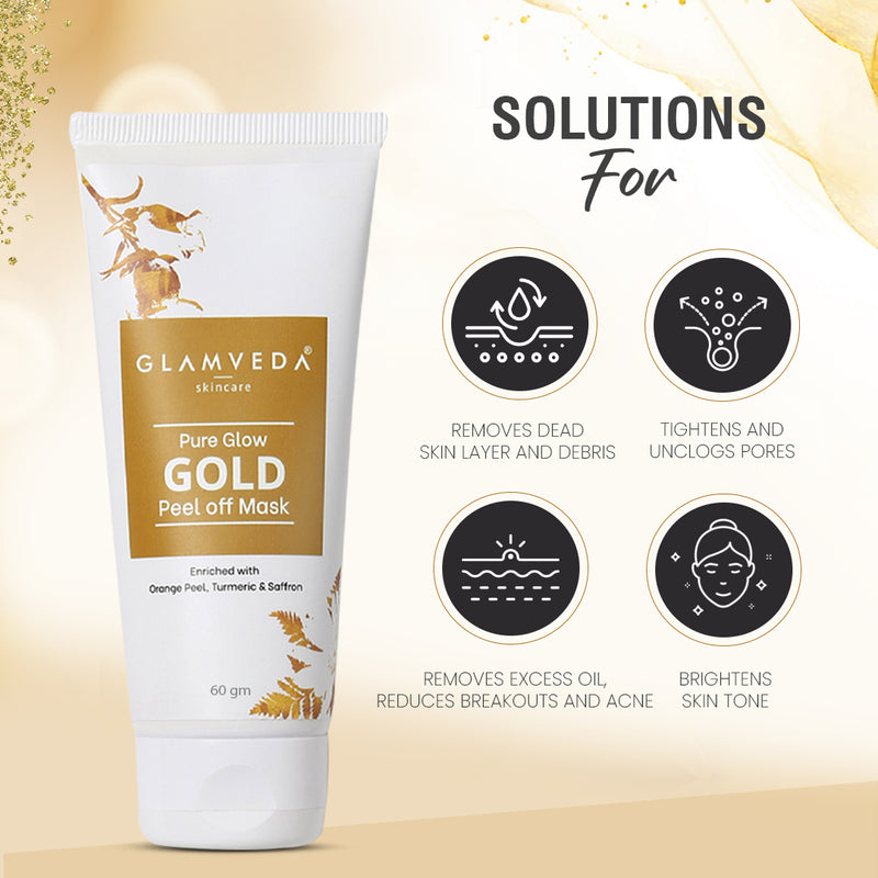 Glamveda Pure Glow Gold Peel Off Mask