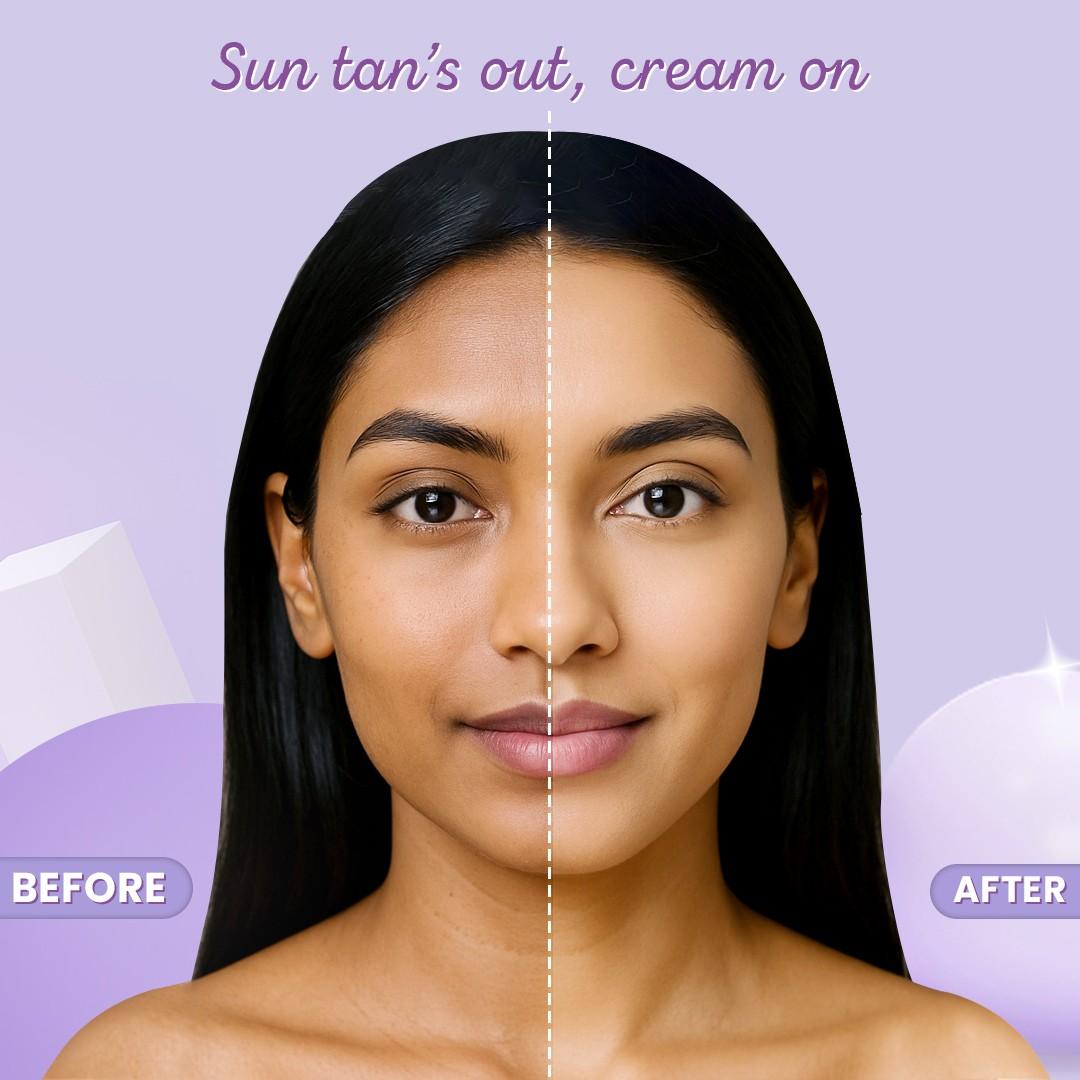 Glamveda De-Tan Face Cream