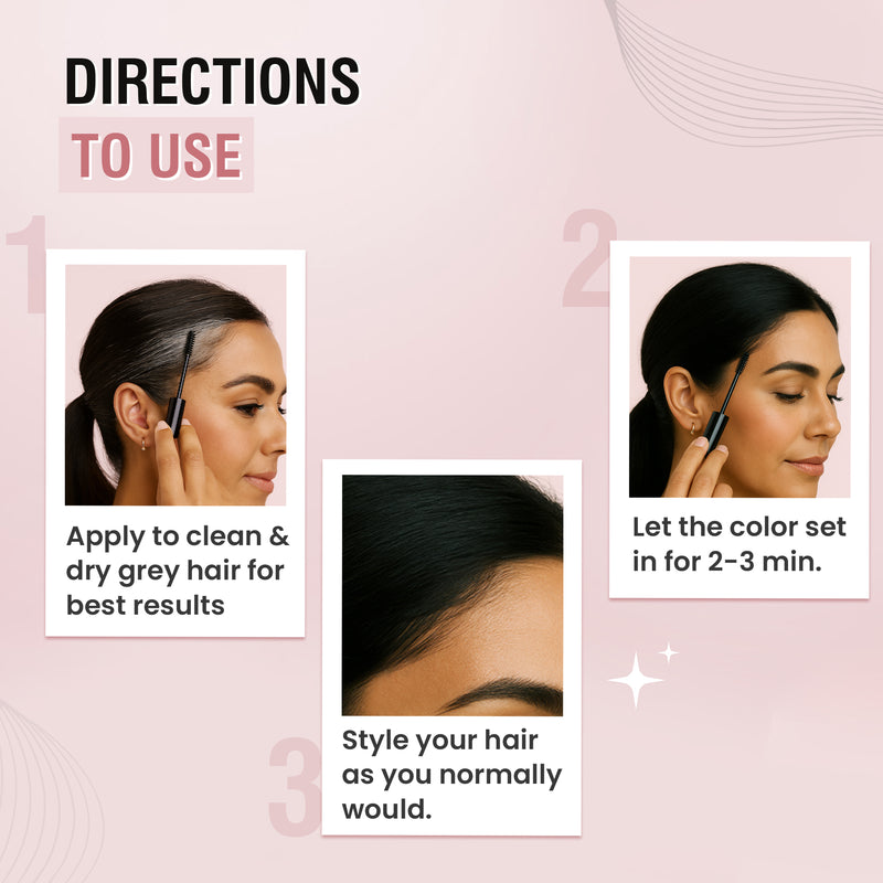 Glamveda Hair Finishing Stick Black – Frizz Control & Baby Hair Styler | Non-Sticky 24H Hold for Smooth Sleek Hair