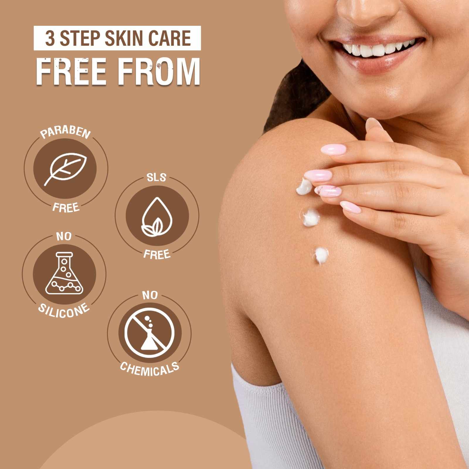 Glamveda Glutathione Brightening & Dark Spots Removal 3 Steps Skincare Routine