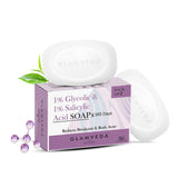 Glamveda 1% Glycolic Acid & 1% ww Salicylic Acid Body Acne Soap Pack of 2