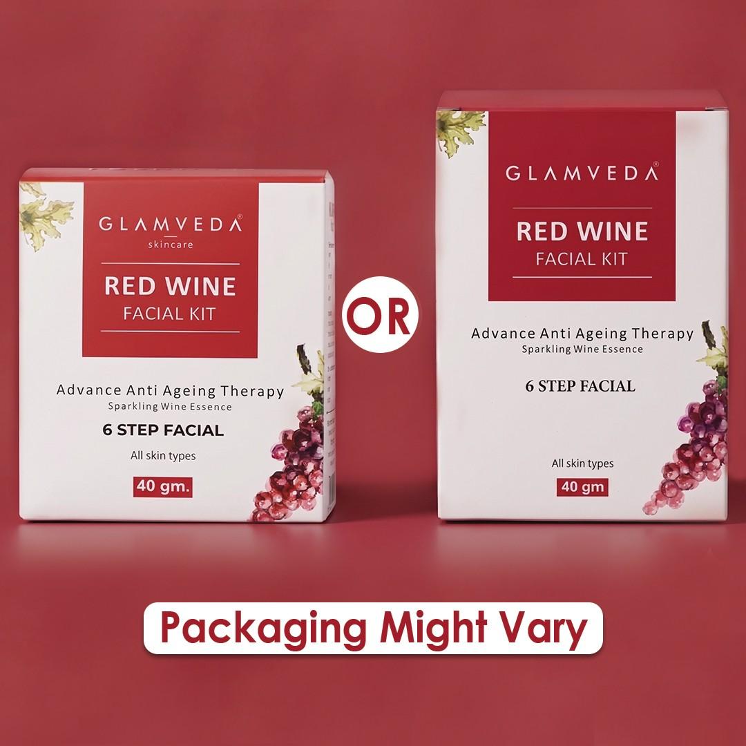 Red Wine Advance Anti Ageing Facial kit 40gm