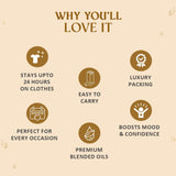 Mystic Jasmine Mix  - Night Nomade Oud + Goddess Jasmine Luxury Unisex Pure Perfume Gift Set 2 x 20ml