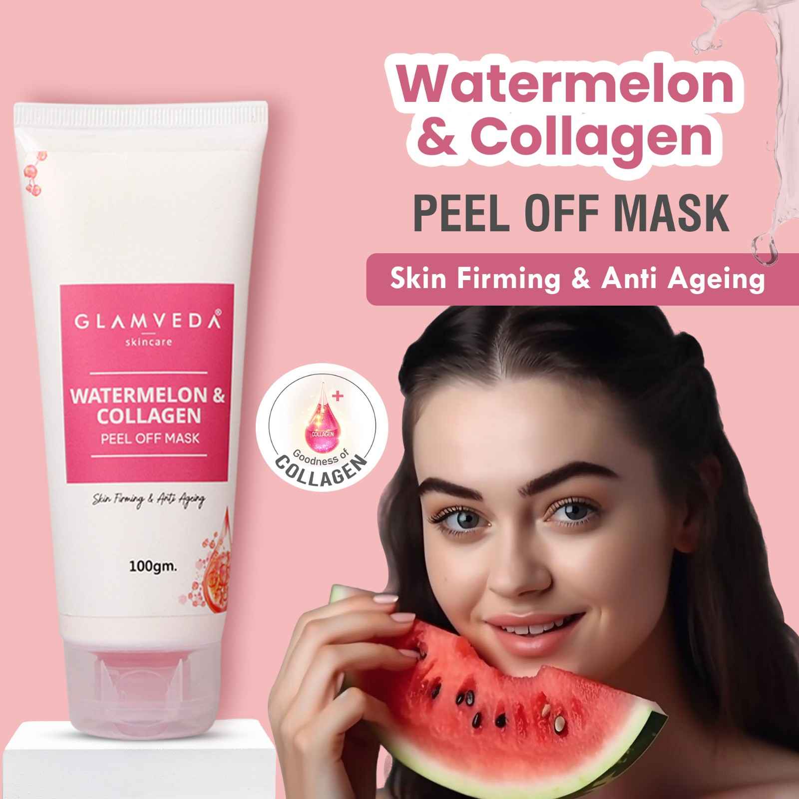 Watermelon & Collagen Peel off mask