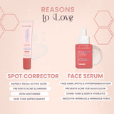 2% Kojic Acid Step 4 Skincare Set – Facewash, Spot Corrector, Serum & Cream