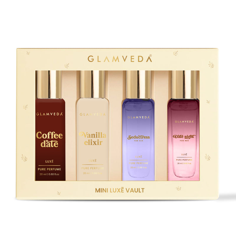 Scent Seduction  - Luxury Pure Perfume Gift Set for Women 4 x 20ml