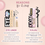 5-Products Makeup Kit – Smudge‑Proof Kajal, Gel Eyeliner, Colour‑Changing & Nude Lipsticks, BB Cream SPF 50(Dark) & Pouch