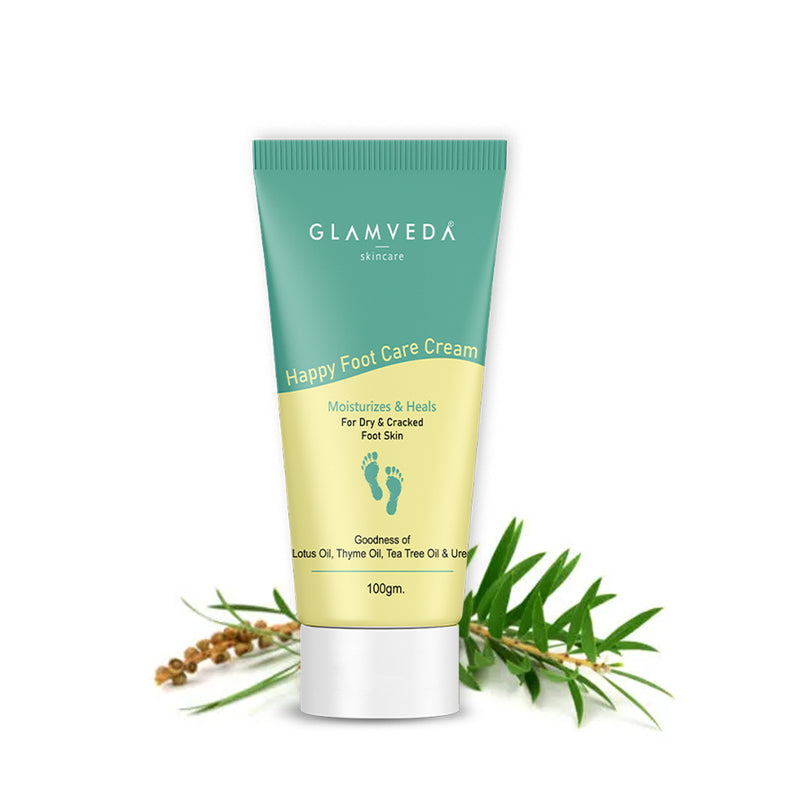 Glamveda Happy Foot Care Cream for Cracked Heels | Nourishment & Hydration