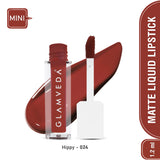 Glamveda X Rashami Desai Matte Mini Liquid Lipstick, Brown shade (Hippy - 024) 1.2ml