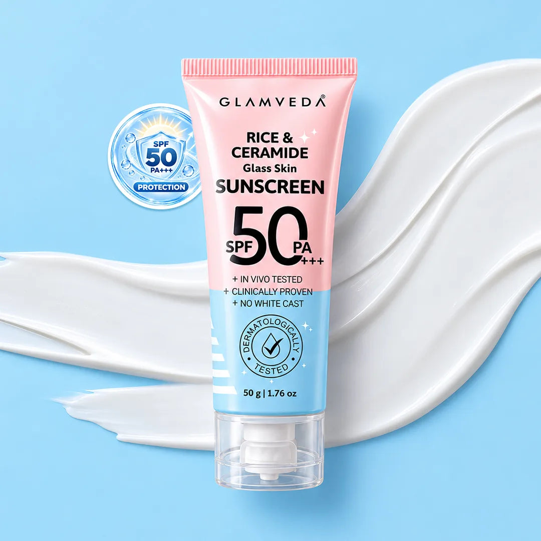 Korean Glass Skin Rice & Ceramide Dewy Sunscreen SPF 50 PA+++