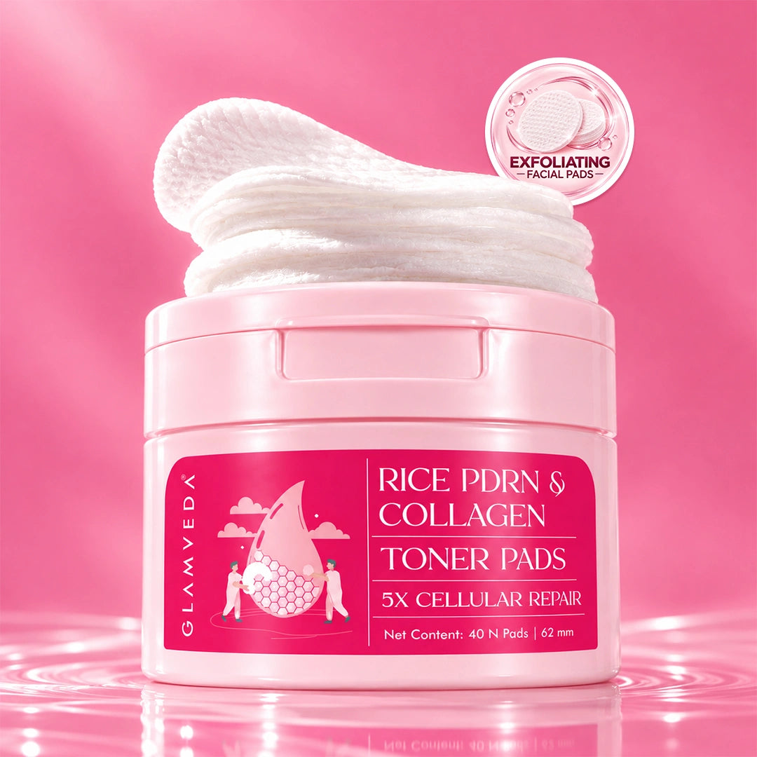 Rice PDRN Toner Pads with Glycolic Acid & Niacinamide | 40 Pads