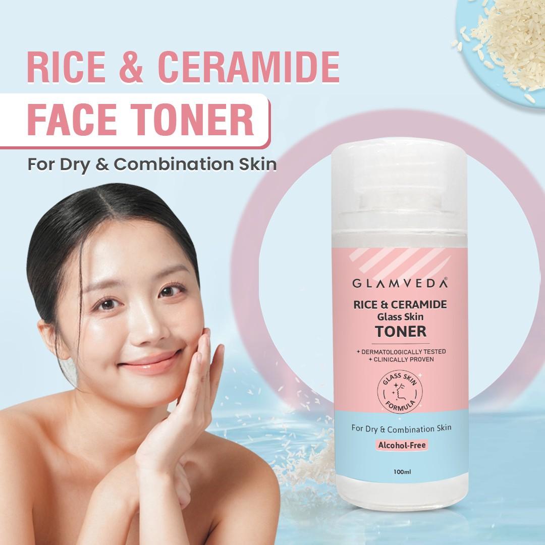 Glamveda Korean Glass Skin Rice Water Toner