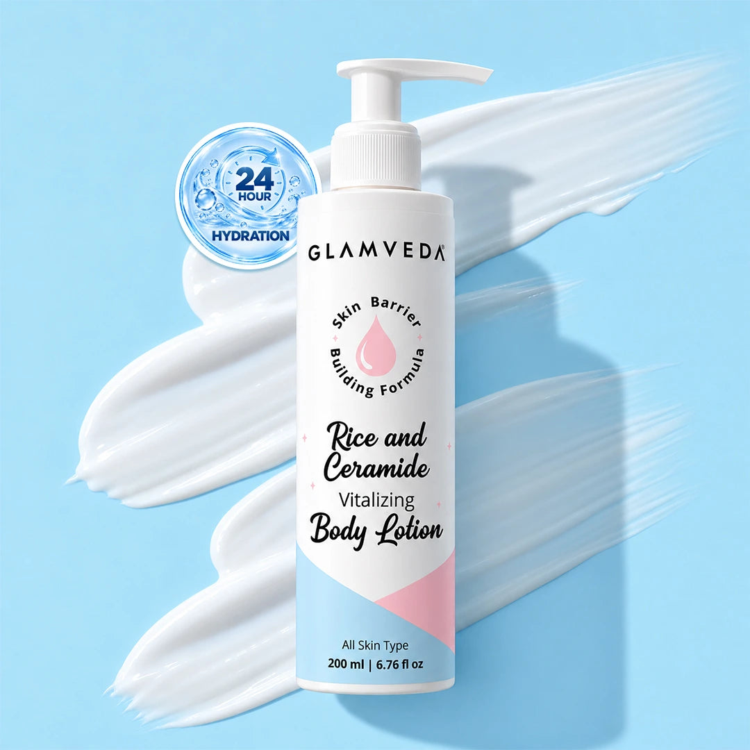 Rice & Ceramide Glass Skin Body Lotion Moisturizer| Deep Nourishment | 24 hrs Moisture lock