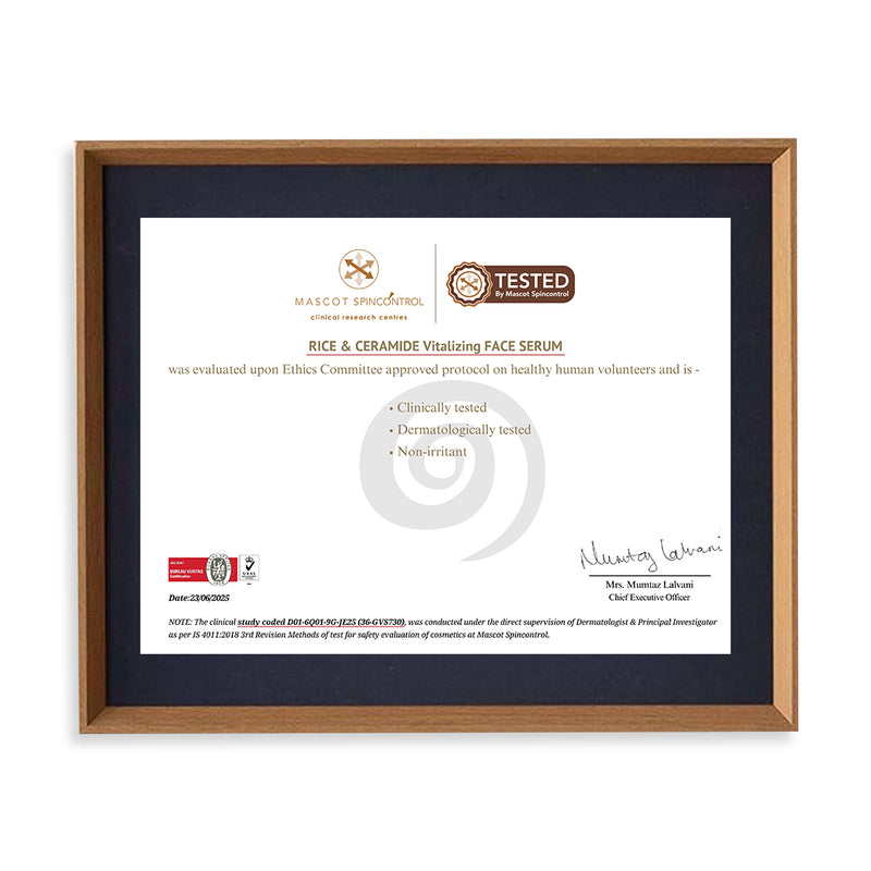 Glamveda Korean Glass Skin Rice Water & Ceramide Vitalizing Serum