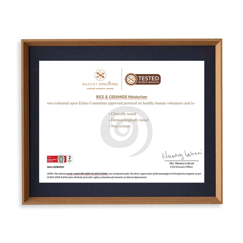 Glamveda Korean Glass Skin Rice & Ceramide Moisturizer