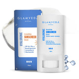 Glamveda Hyaluronic Invisible Sunscreen Stick With Ceramides SPF 50/PA+++ for Easy Reapplication & No White Cast