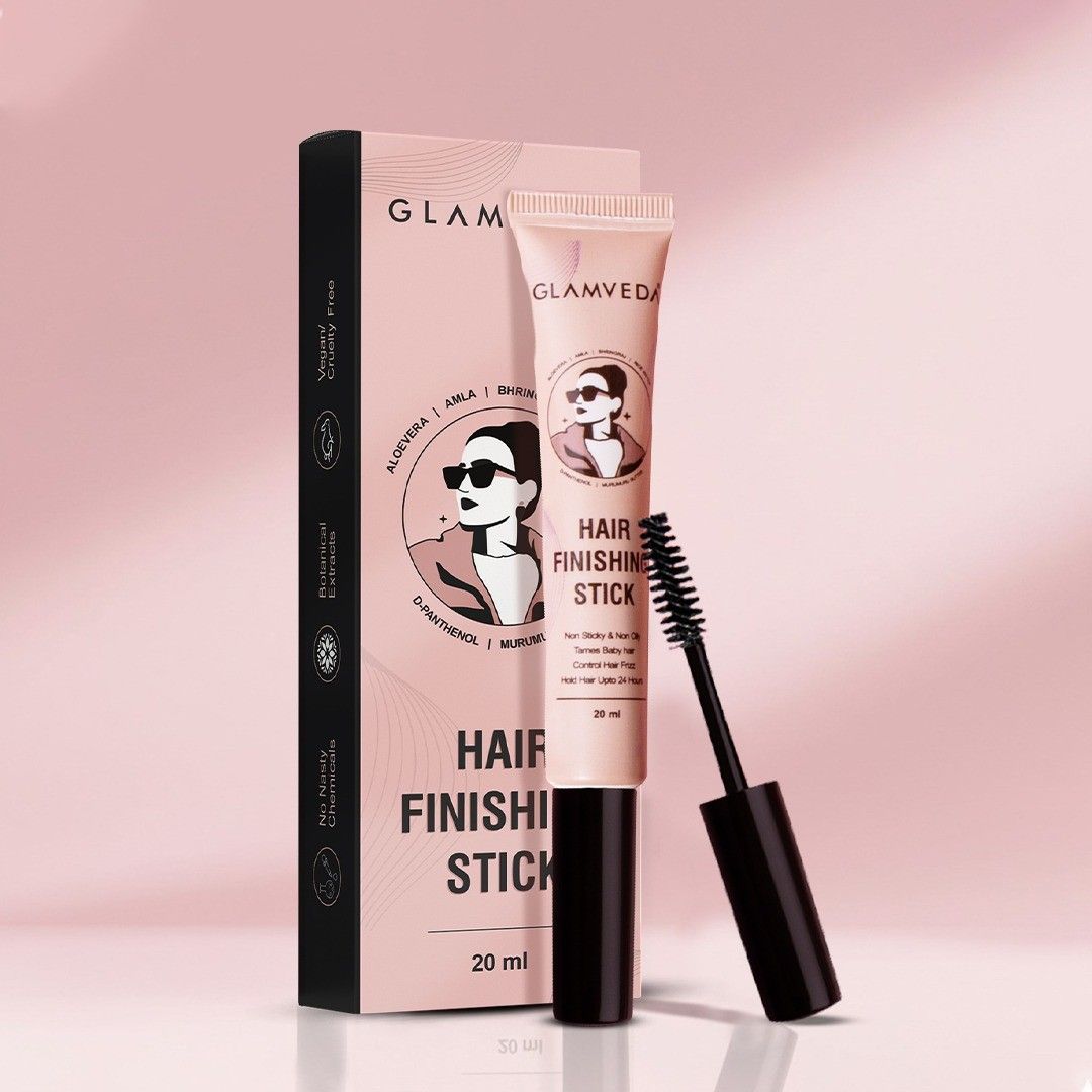 Glamveda Hair Finishing Stick For Women | Anti Flyaway for Smooth, Non-Greasy Hair Gel  (20 ml)