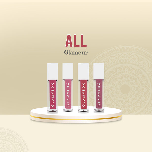 Glamveda X Rashami Desai Mini Liquid Lipstick All Glamour Combo 4.8ml