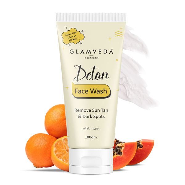 Glamveda De tan Face wash