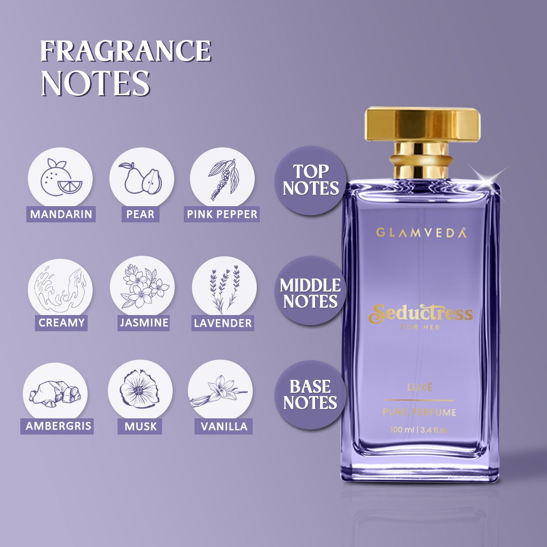 Seductress – Luxe Pure Perfume for Her (100ml)