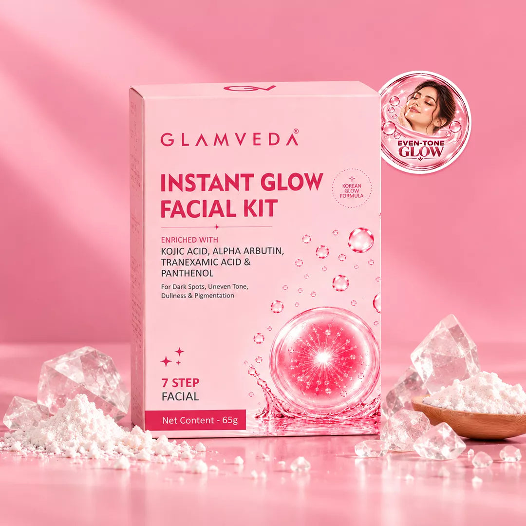 Kojic Acid Instant Glow Korean 7-Step Facial Kit 65g