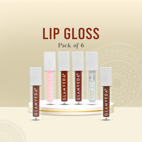 Glamveda X Rashami Desai Serum Infused Lip Gloss Pack of 6