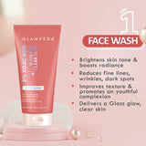 Glamveda 2% Kojic Acid 5-Step Skincare Routine Combo | Brightens Skin, Reduces Dark Spots, Evens Tone & Provides Lightweight Coverage | Face Wash, Spot Corrector, Serum, Cream & BB Cream For Fair Skin Tone