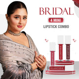 Glamveda X Rashami Desai Mini Liquid Lipstick Bridal Combo 4.8ml