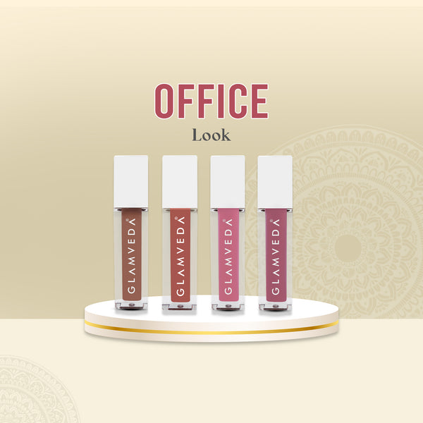 Glamveda X Rashami Desai Mini Liquid Lipstick Office Combo 4.8ml