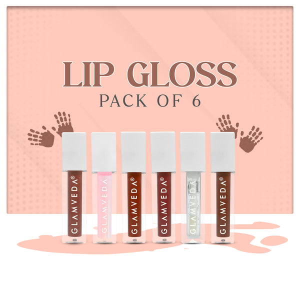 Glamveda X Rashami Desai Serum Infused Lip Gloss Pack of 6