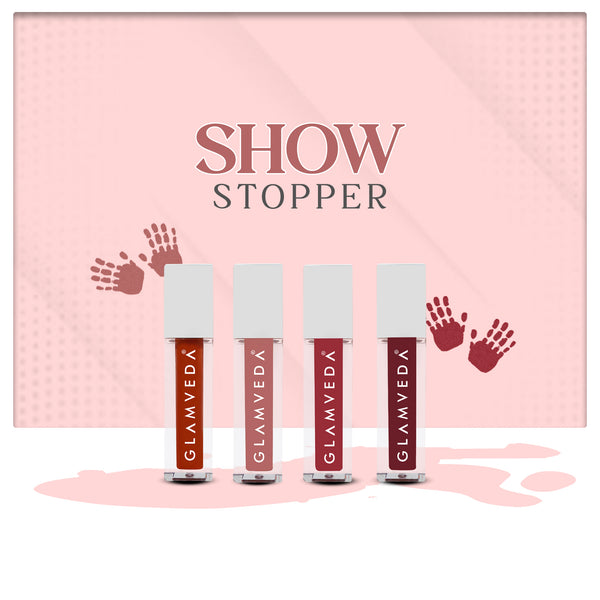 Glamveda X Rashami Desai Mini Liquid Lipstick Show Stopper Combo 4.8ml