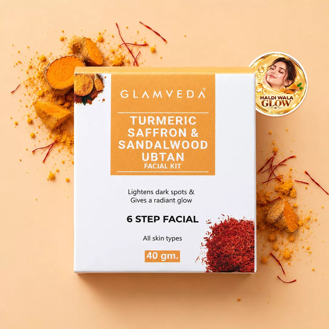 Turmeric saffron & Sandalwood Ubtan Facial kit 40gm