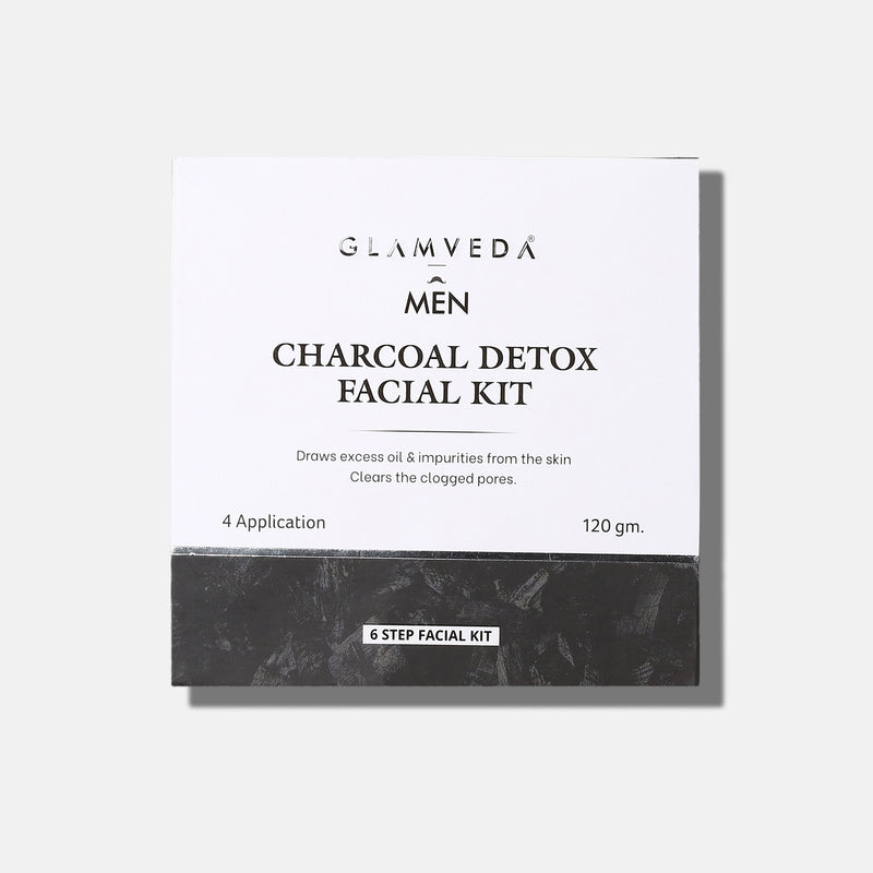Glamveda Men Charcoal Detox Facial Kit 120g