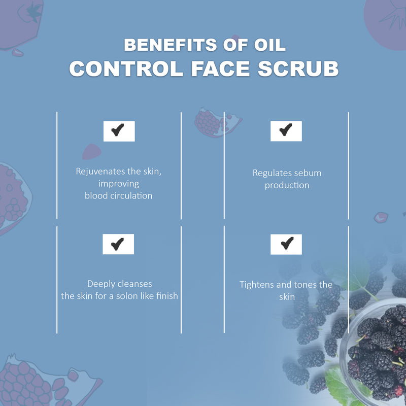 Glamveda Men Oil control & Black head removing face scrub Benefits