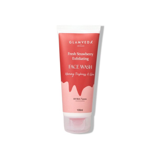 Glamveda Strawberry Exfoliating Face Wash
